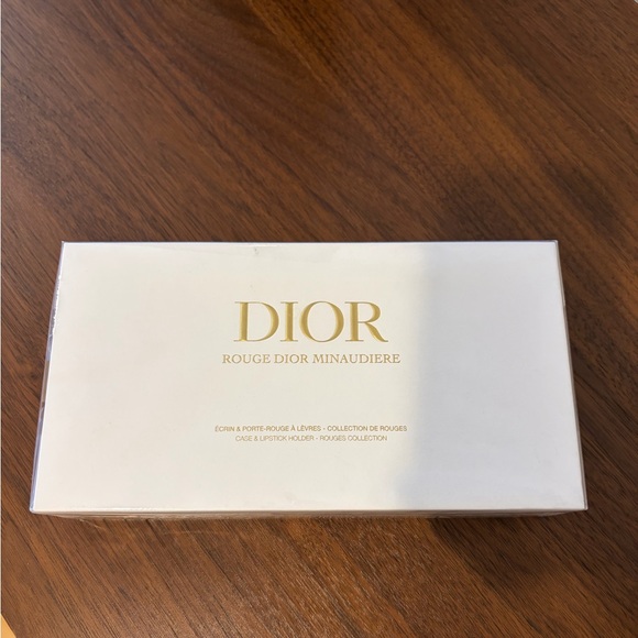 ROUGE DIOR NEW Sealed Limited Edition Minaudiere Lipstick Set Clutch Gold Red - Picture 2 of 14